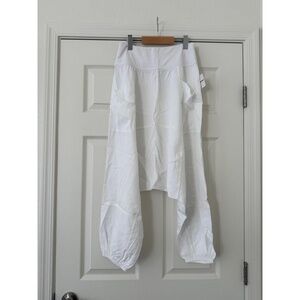NWT Free People FP Movement White Harem Hot Shot Pants Small